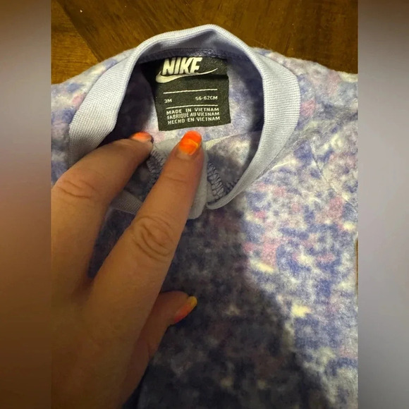 Nike One Pieces Baby Nike Fleece Footies - Picture 5 of 7